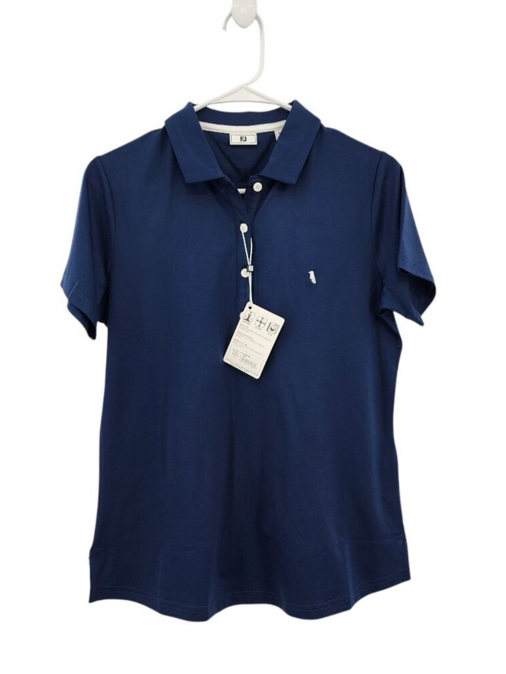 Navy Short-Sleeve Polo Tee - Women's Classic Fit
